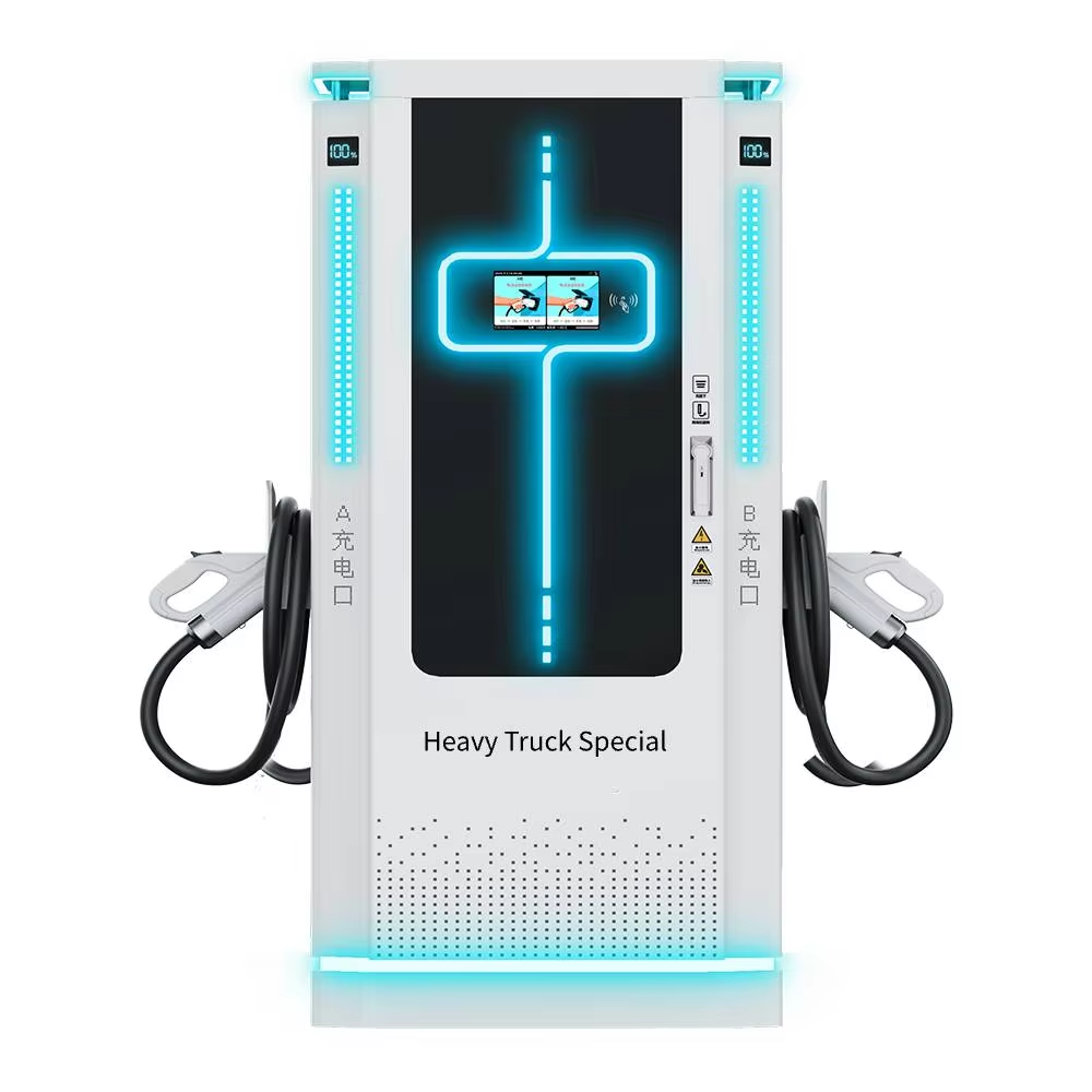 CCS2 DC Fast EV Charger 350KW - Commercial Electric Vehicle Charging Station with OCPP 1.6J Smart Management